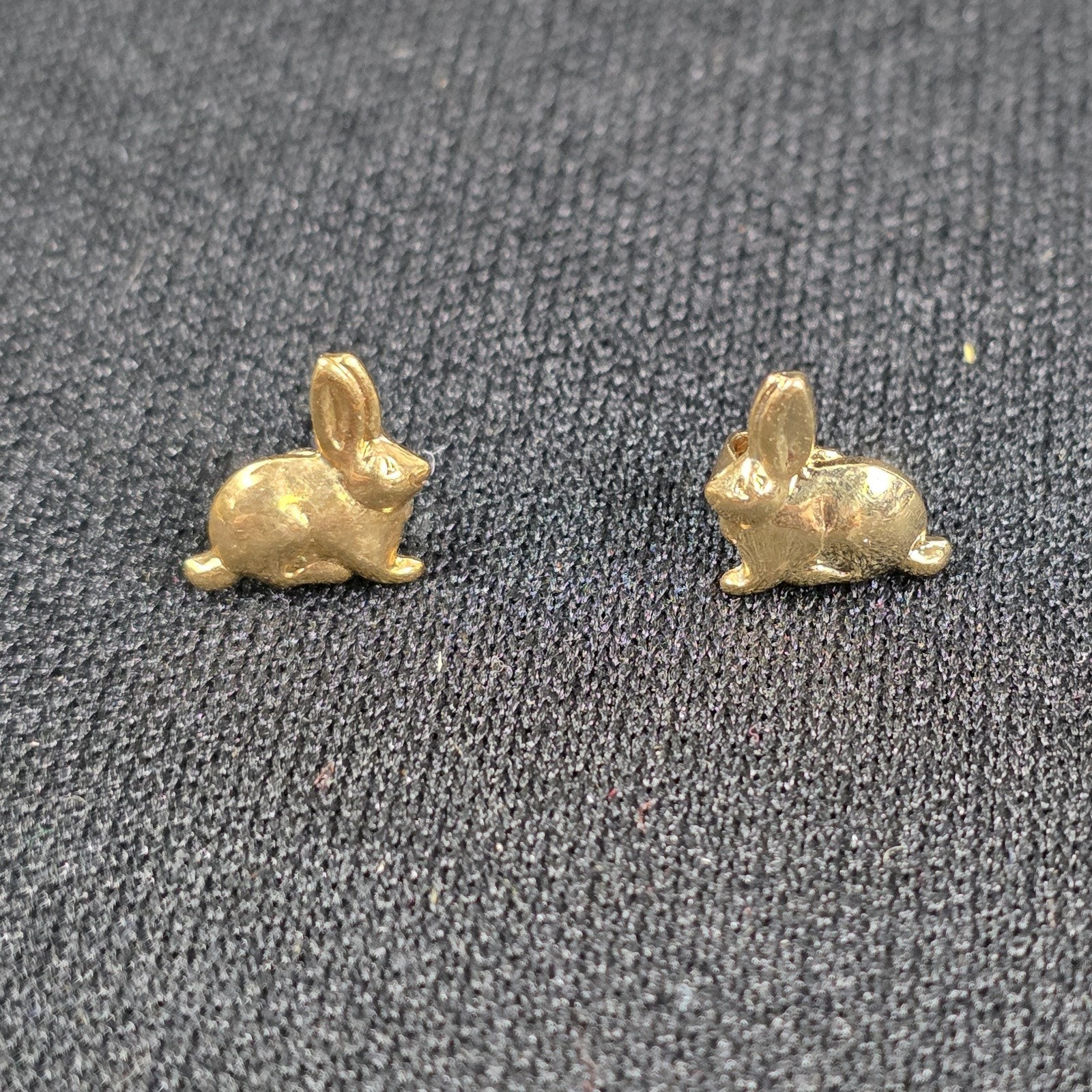 Cute Gold Tone Rabbit Bunny Stud Earrings Animal Fashion Jewelry Gift 10$